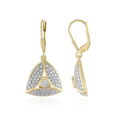 Pendientes en plata con Zircón (KM by Juwelo)