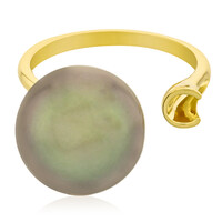 Anillo en oro con Perla cultivada de Tahití (TPC)
