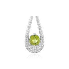Colgante en plata con Peridoto de Arizona