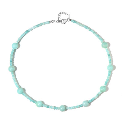 Collar en plata con Amazonita