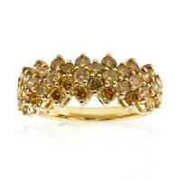 Anillo en oro con Diamante naranja SI2 (CIRARI)