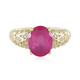 Anillo en oro con Zafiro rosado (de Melo)