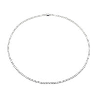 Collar en plata con Topacio blanco (Adela Silber)