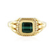 Anillo en plata con Turmalina verde Benedito(Adela Silber)