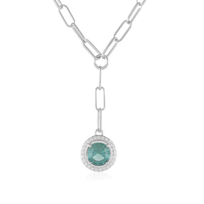 Collar en plata con Fluorita verde