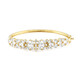 Brazalete en plata con Topacio blanco