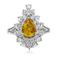 Anillo en oro con Zafiro amarillo (CIRARI)
