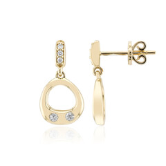 Pendientes en oro con Diamante SI1 (G)