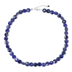 Collar en plata con Sodalita