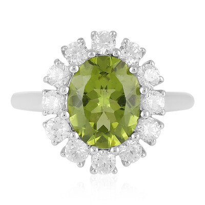 Anillo en plata con Peridoto