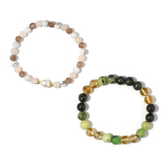 Brazalete con Perla blanca Freshwater (Riya)