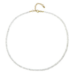Collar en plata con Zafiro blanco