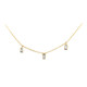 Collar en oro con Diamante SI2 (G)  (de Melo)