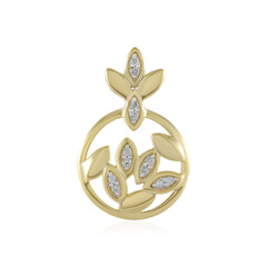 Colgante en plata con Diamante I2 (I)