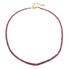 Collar en plata con Rubí de Madagascar