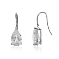 Pendientes en platino con Zircón de Preah Vihear (de Melo)