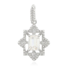 Colgante en plata con Cuncita amarillo canario