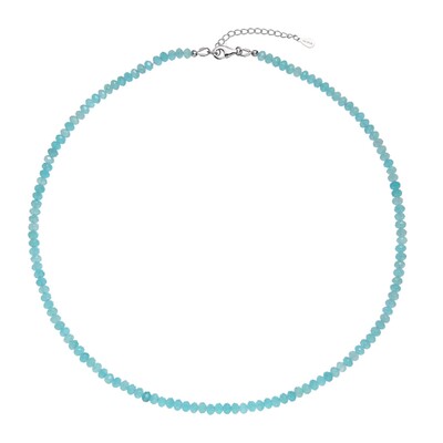 Collar en plata con Amazonita