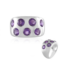 Anillo en plata con Amatista de Siberia