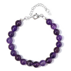 Brazalete en plata con Amatista