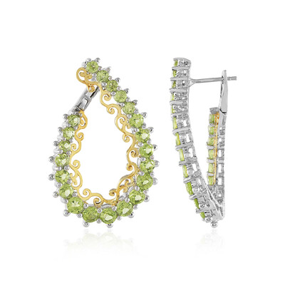 Pendientes en plata con Peridoto (Dallas Prince Designs)