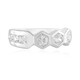 Anillo en plata con Zircón (de Melo)