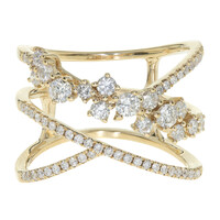 Anillo en oro con Diamante I1 (H)  (CIRARI)