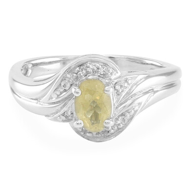 Anillo en plata con Apatita Xia