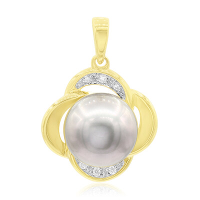 Colgante en oro con Perla cultivada de Tahití (TPC)