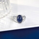 Anillo de hombre en plata con Sodalita