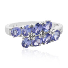 Anillo en plata con Tanzanita