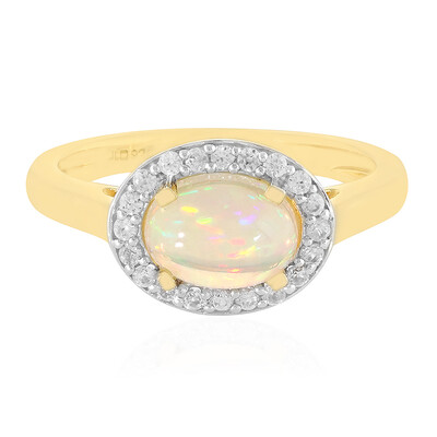 Anillo en plata con Ópalo de Welo