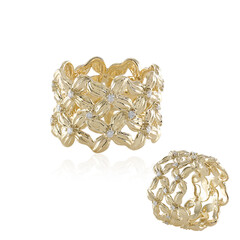Anillo en oro con Diamante I2 (H) (de Melo)