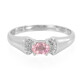 Anillo en plata con Zafiro Padparadscha