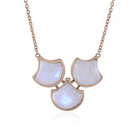 Collar en plata con Piedra de luna azul (KM by Juwelo)