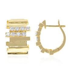 Pendientes en oro con Diamante I1 (H)  (CIRARI)