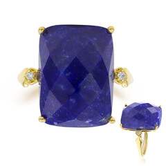 Anillo en oro con Lapislázuli