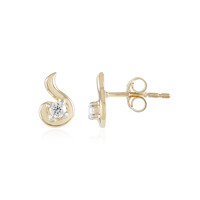 Pendientes en oro con Diamante SI1 (H)