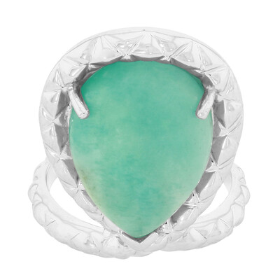 Anillo en plata con Amazonita