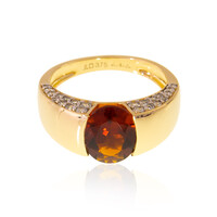 Anillo en oro con Citrino de Madeira (de Melo)
