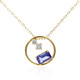 Collar en oro con Tanzanita AAA (CIRARI)