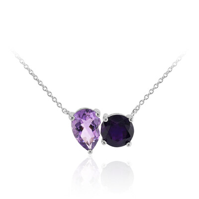 Collar en plata con Amatista
