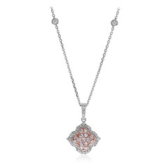 Collar en oro con Diamante rosa I1 (CIRARI)