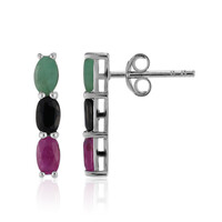 Pendientes en plata con Esmeralda