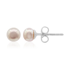Pendientes en plata con Perla Freshwater (TPC)