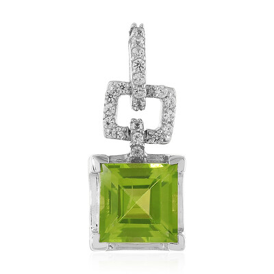 Colgante en plata con Peridoto