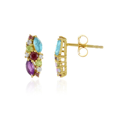 Pendientes en plata con Amatista
