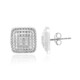 Pendientes en plata con Diamante I3 (I)