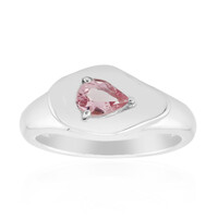 Anillo en plata con Turmalina rosa de Brasil (Pallanova)