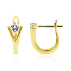 Pendientes en oro con Diamante SI1 (G)